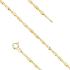 Lant argint placat cu aur galben 55 cm x 1,2 mm DiAmanti GDSL27G-55cm-DIA (Argint 925‰ 1,6 g.)	